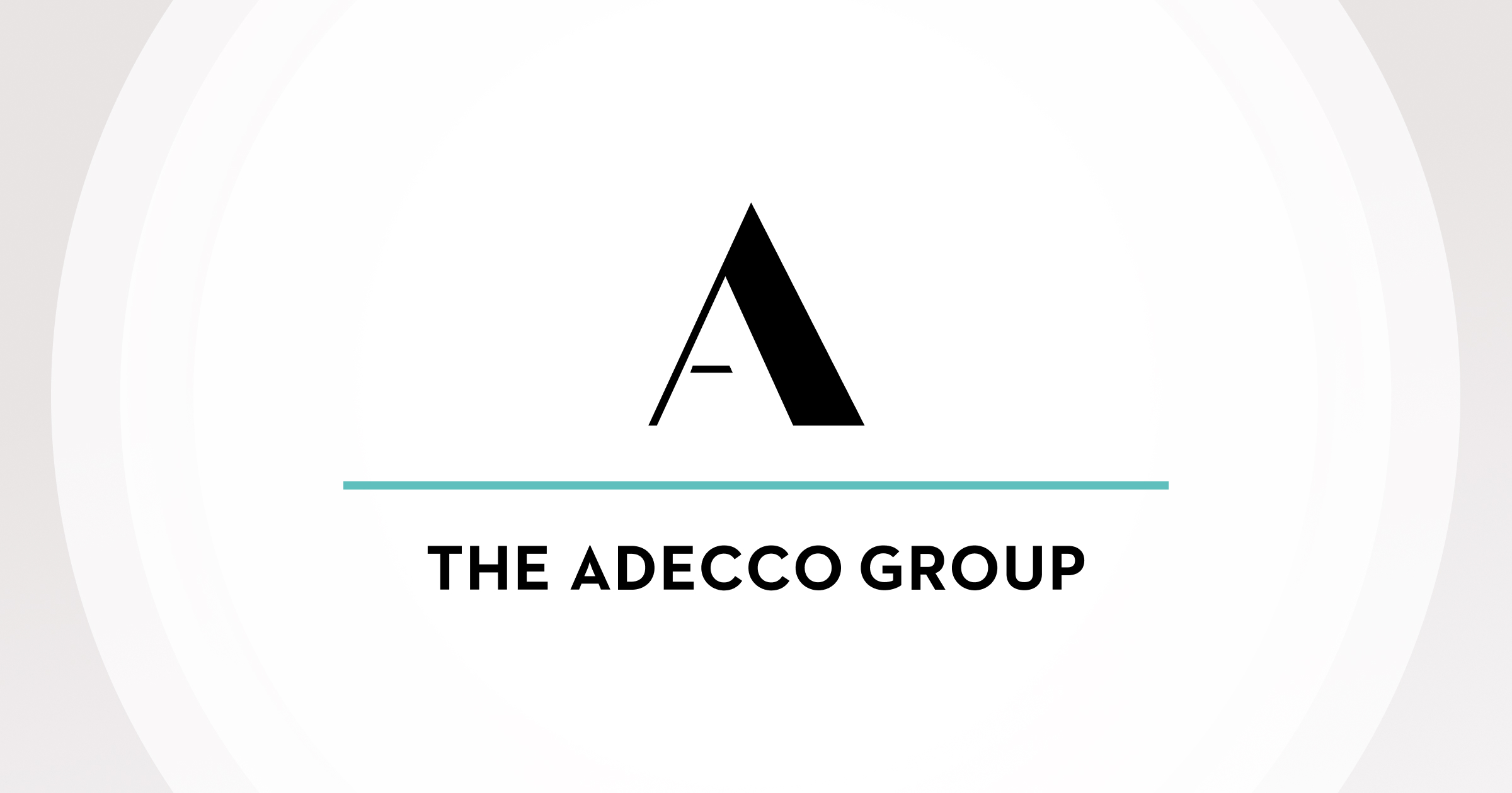A graphic with the Adecco group logo