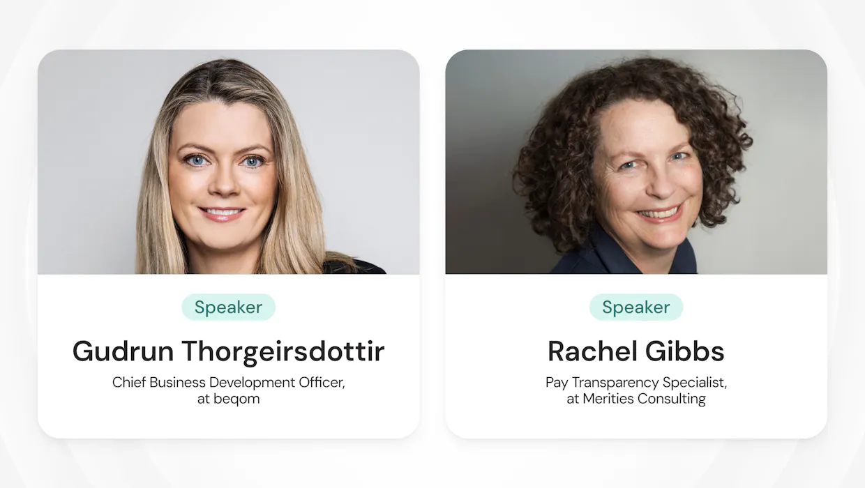 Images of Gudrun Thorgeirsdottir and Rachel Gibbs.