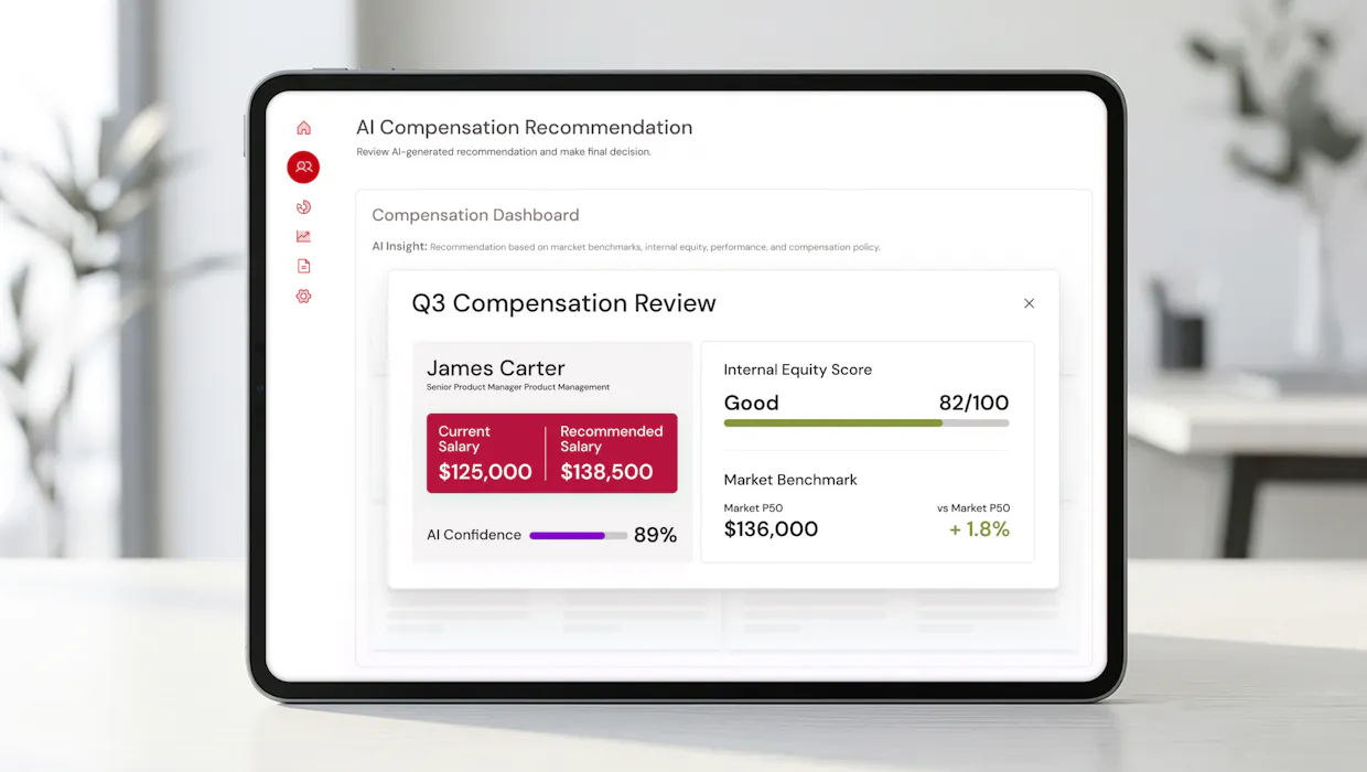 AI-powered compensation dashboard