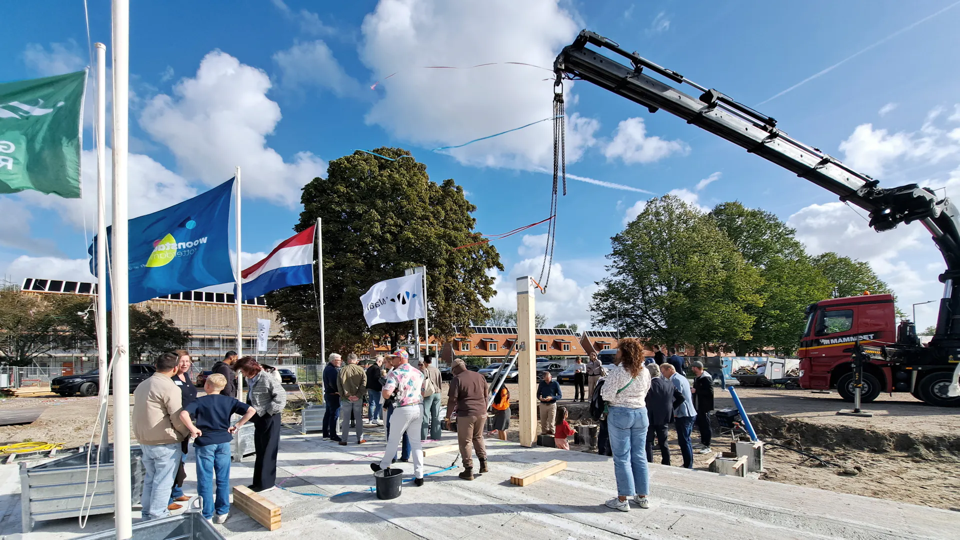 Feestelijke start bouw van Het Nieuwe Wielewaalhuis
