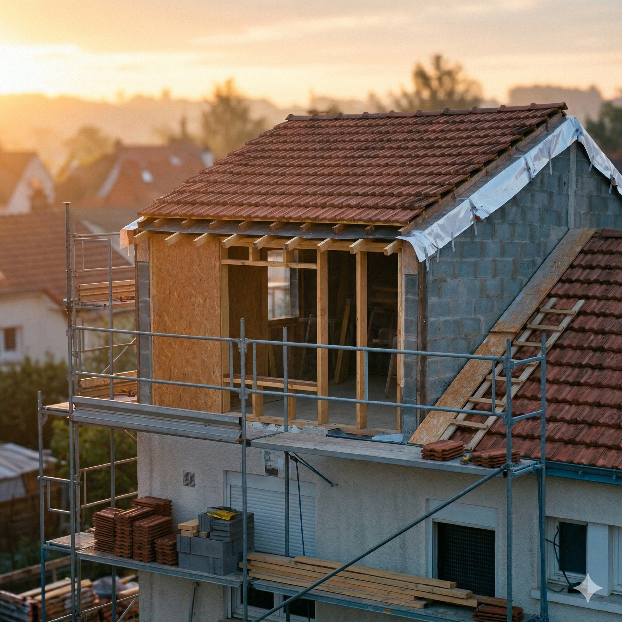 surélévation de maison