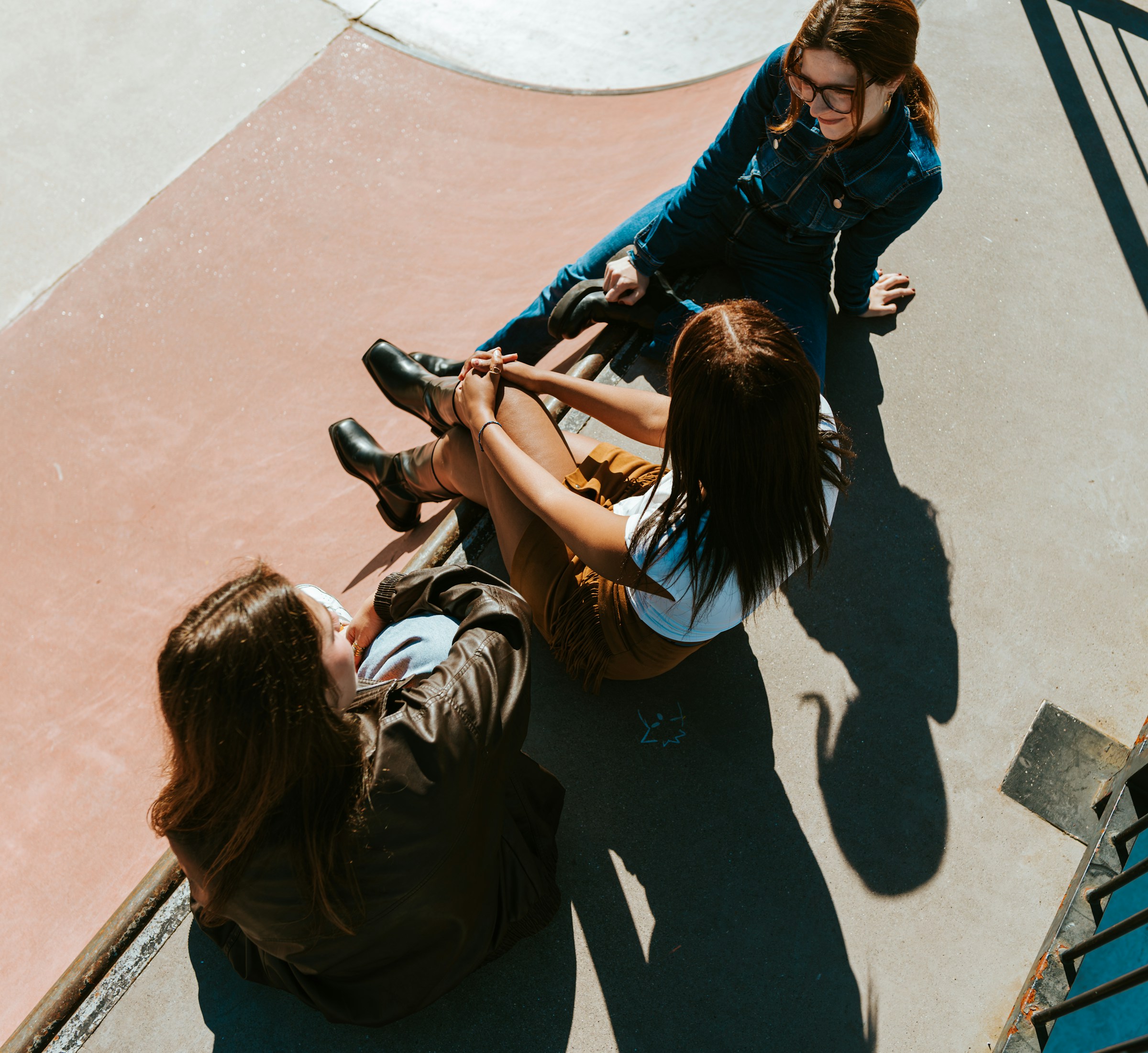 People sitting together