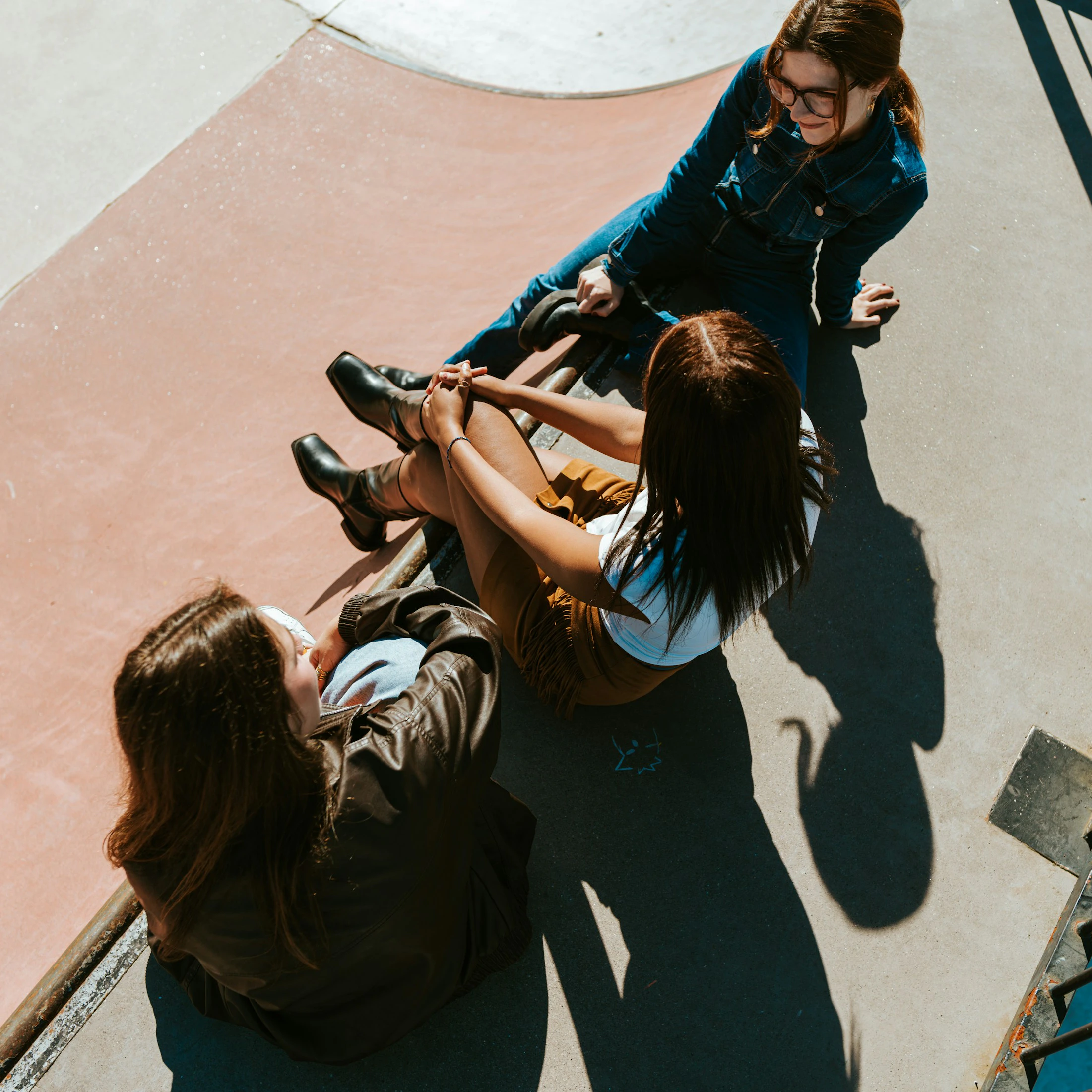 People sitting together