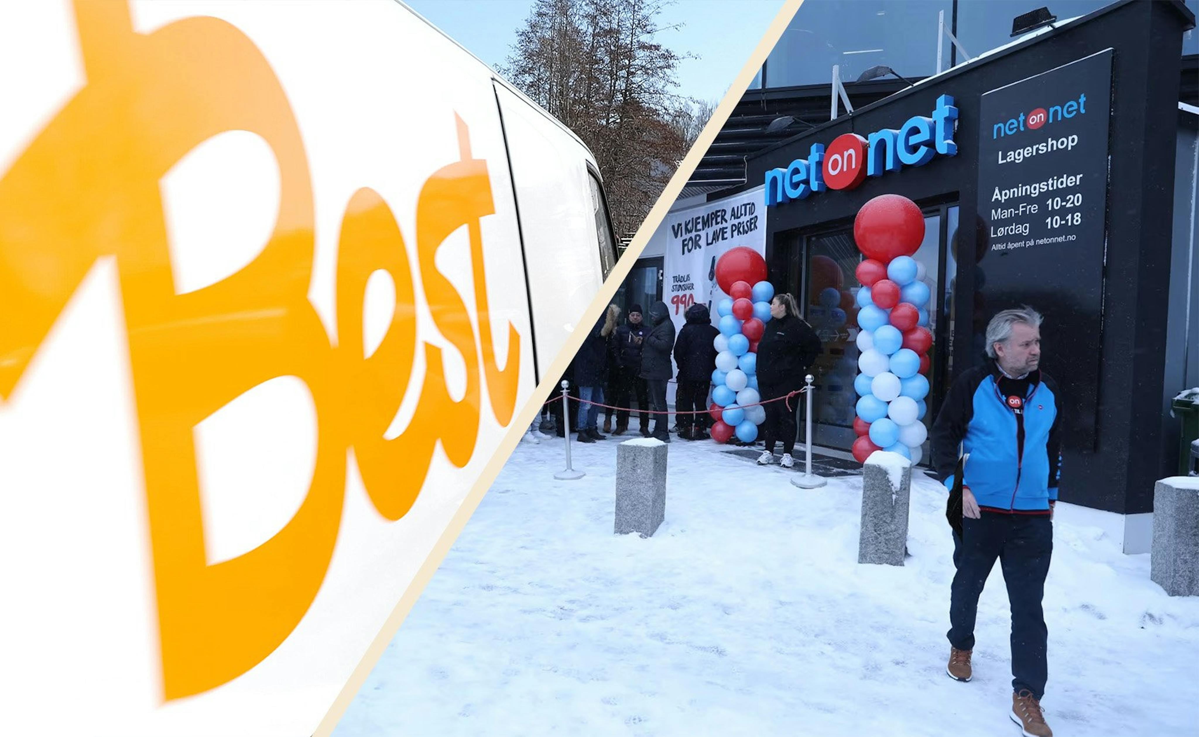 NetOnNet hjemleveringer med Best 