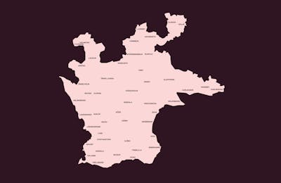 Distributionskarta Skåne