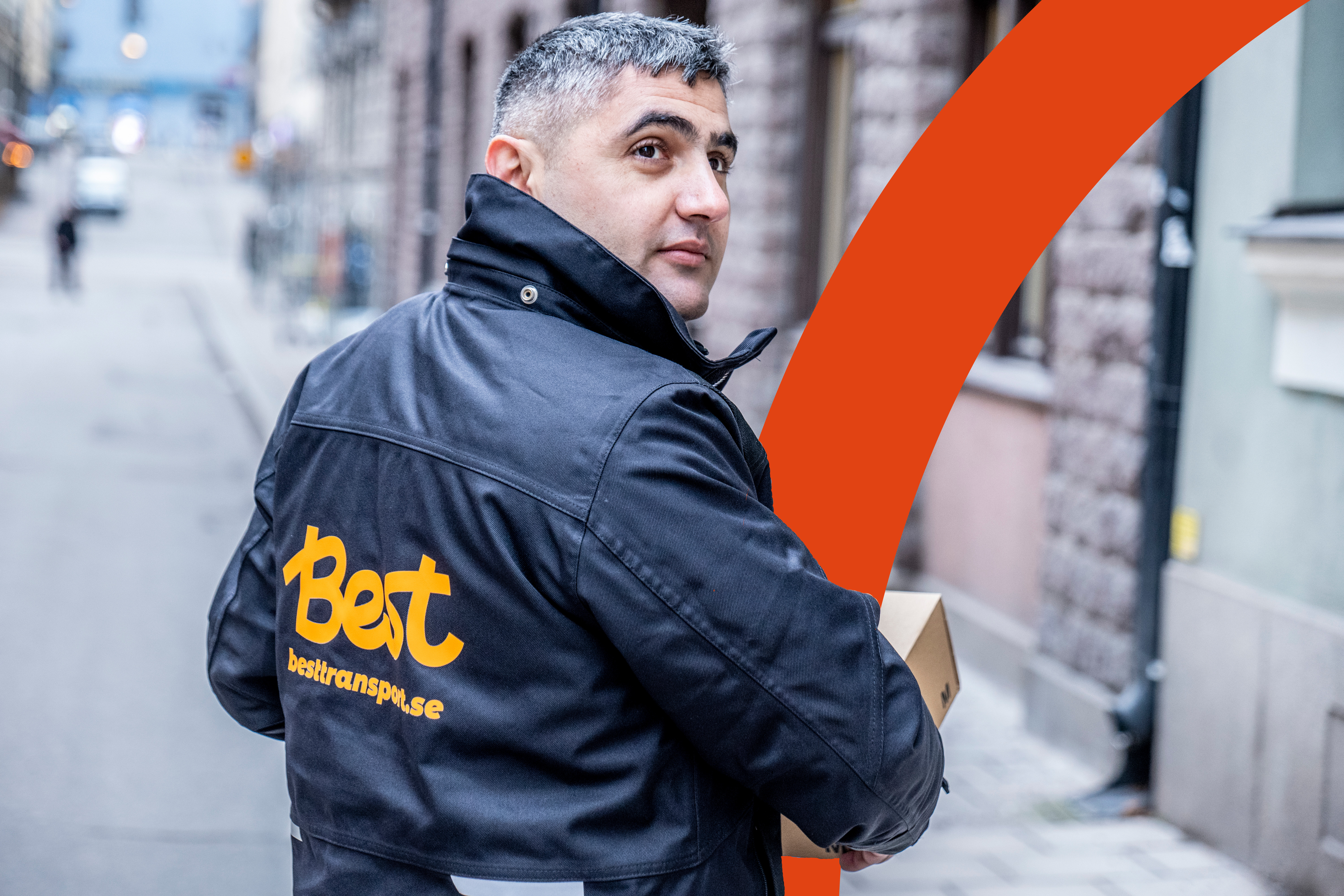 Best snabb leverans i stadsmiljö