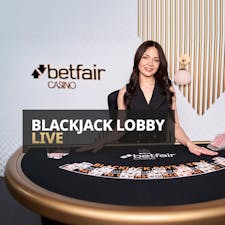 Interfaz de Blackjack en Betfair