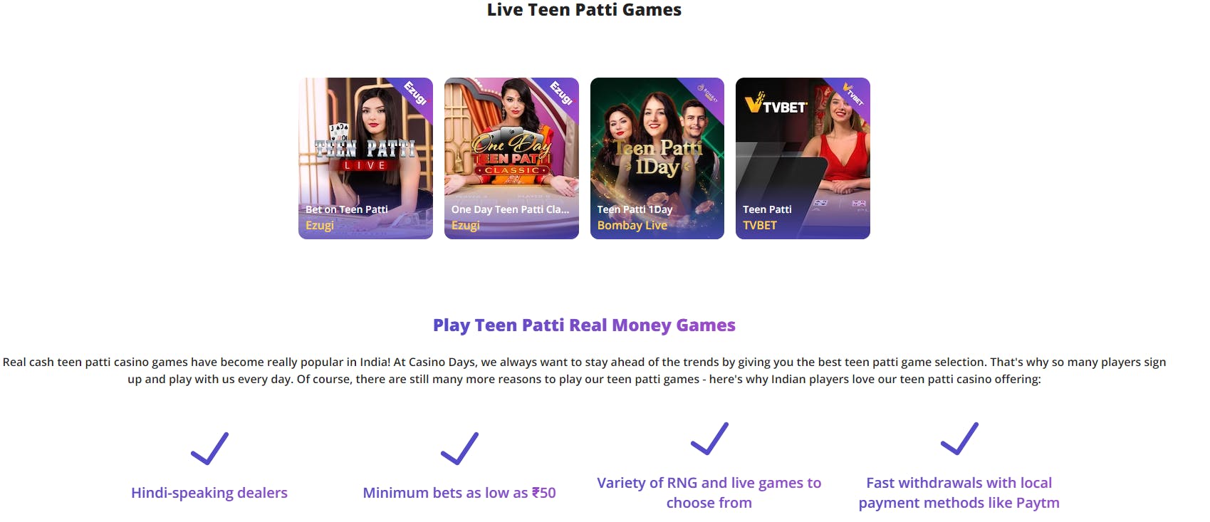 Casino Days Teen Patti App