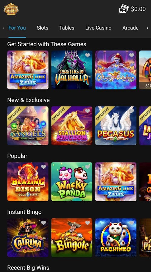 mummys gold casino games review