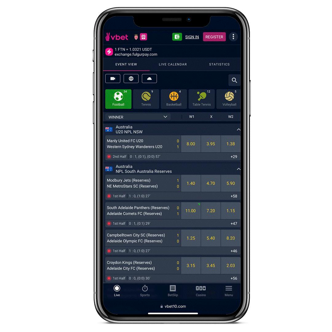 Vbet mobile
