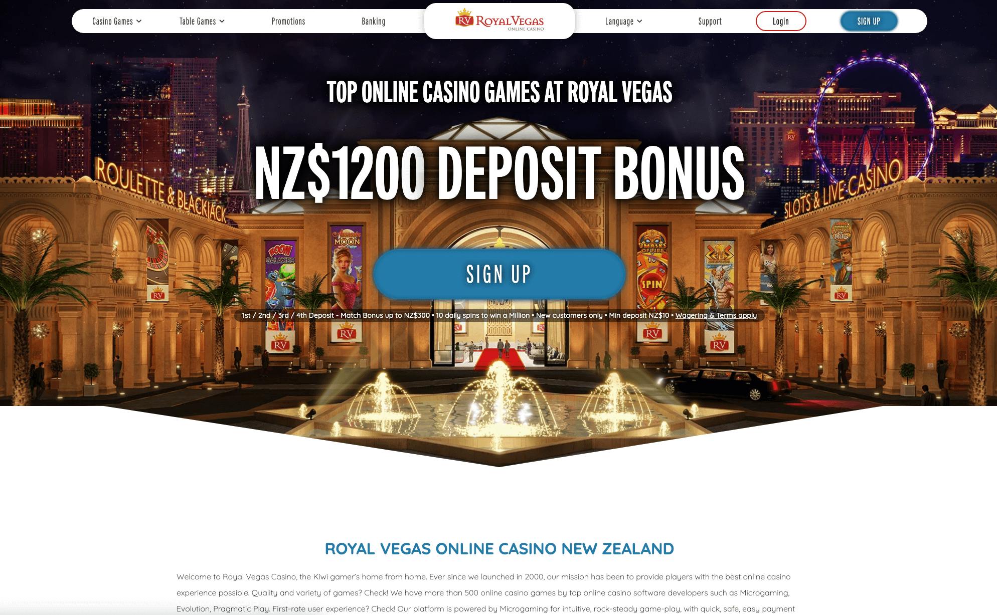royal vegas casino preview
