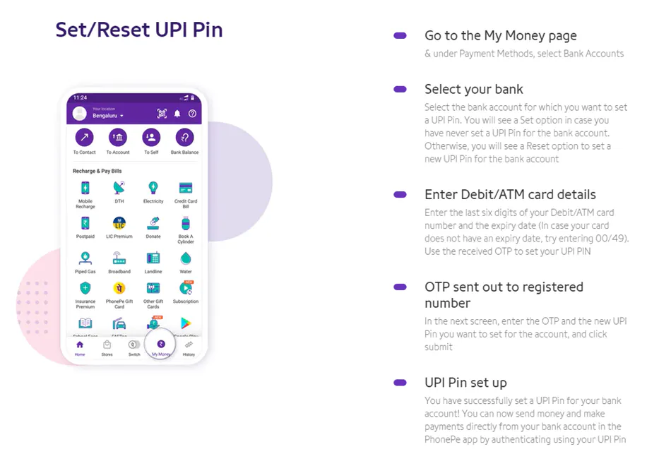 PhonePe set up step 2