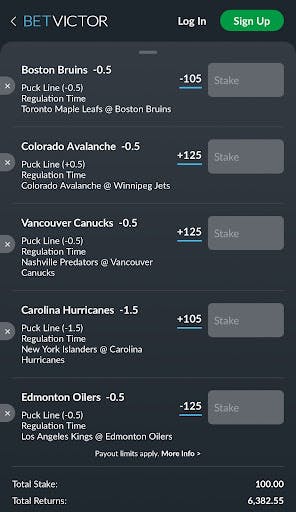 Parlay betting in Canada