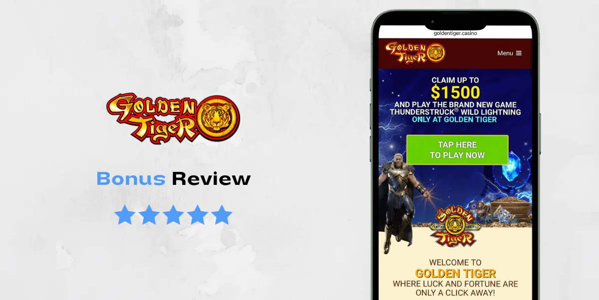 golden tiger casino rewards bonus