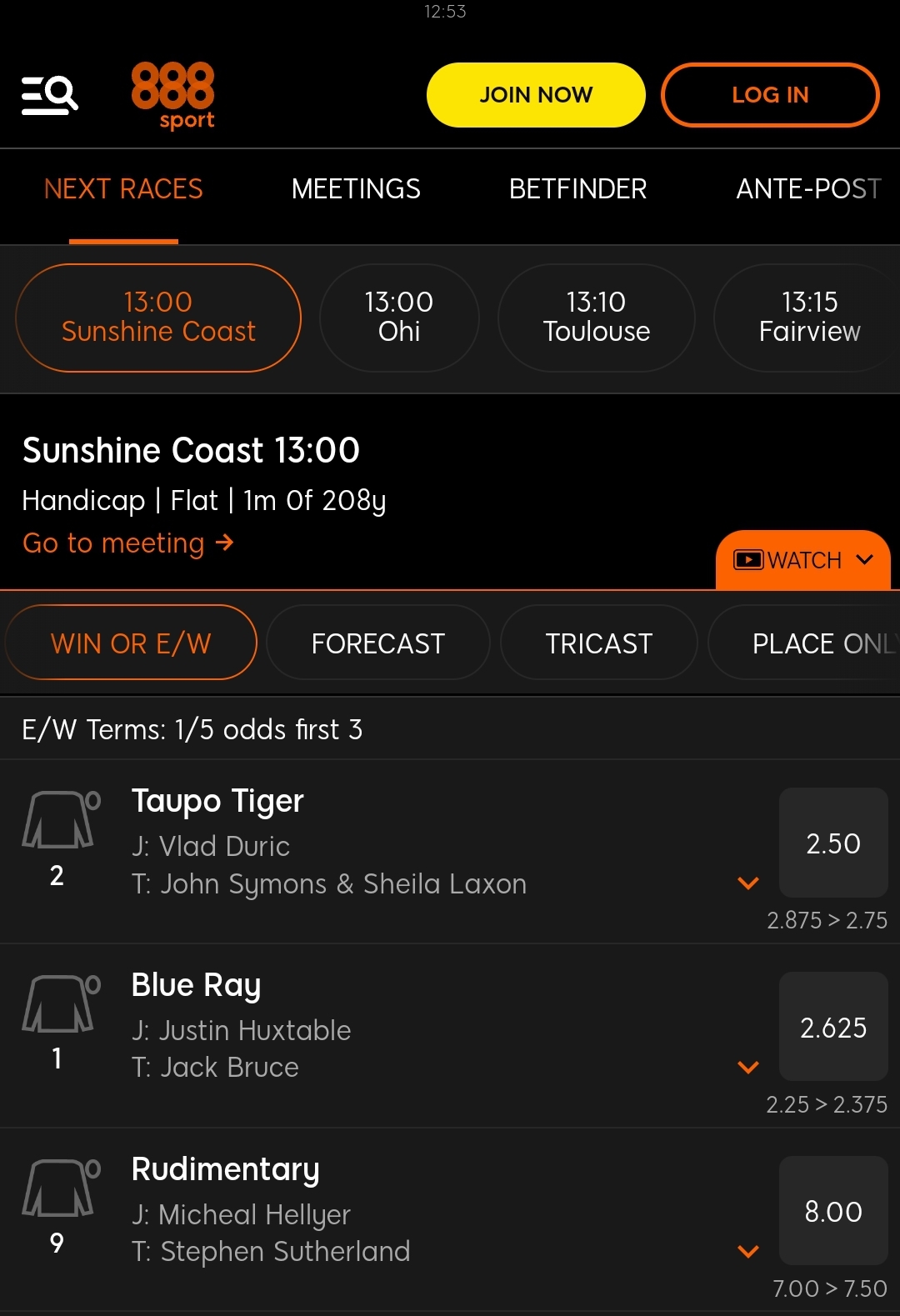 888sport Horse Racing