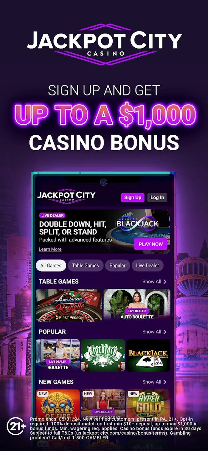 Jackpot City App 1