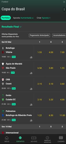 App Bet365 Android - Esportes