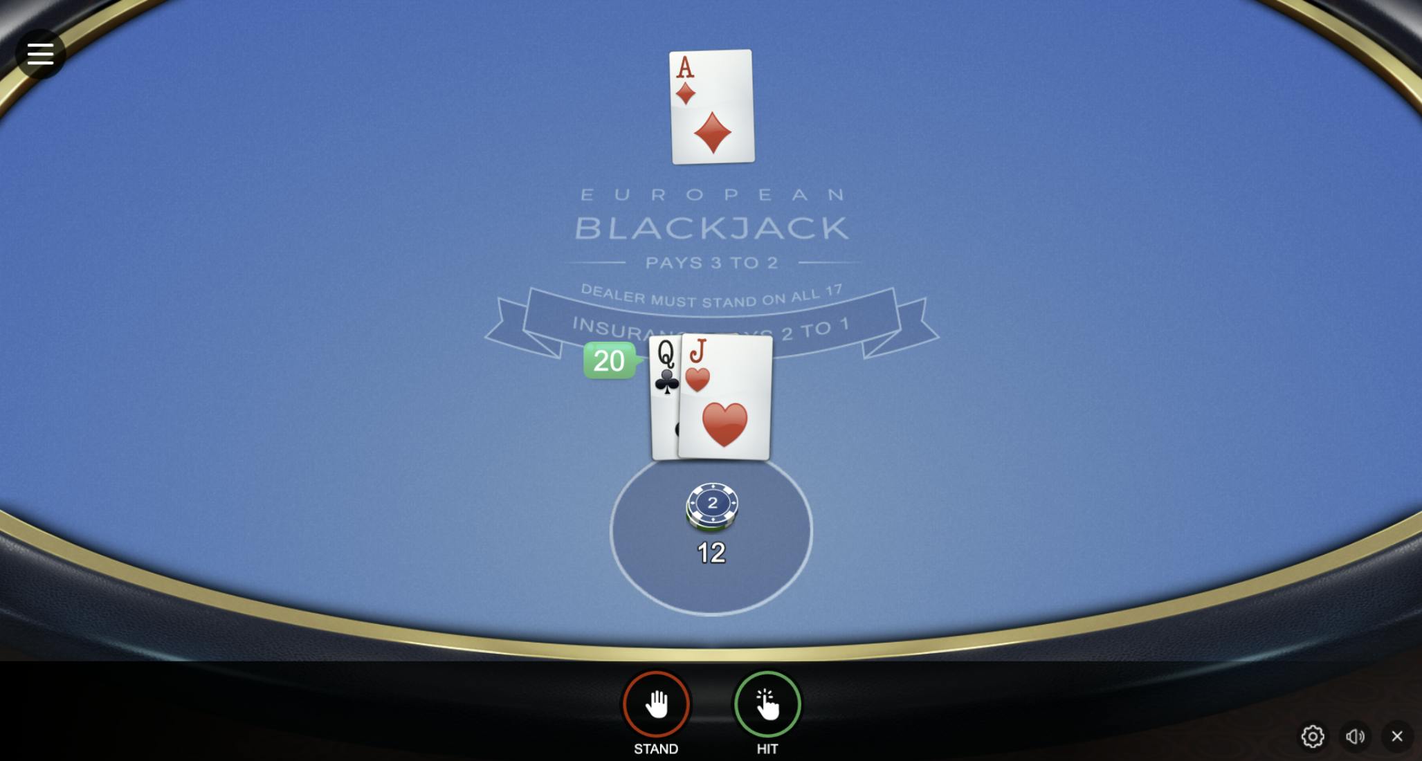 european blackjack 