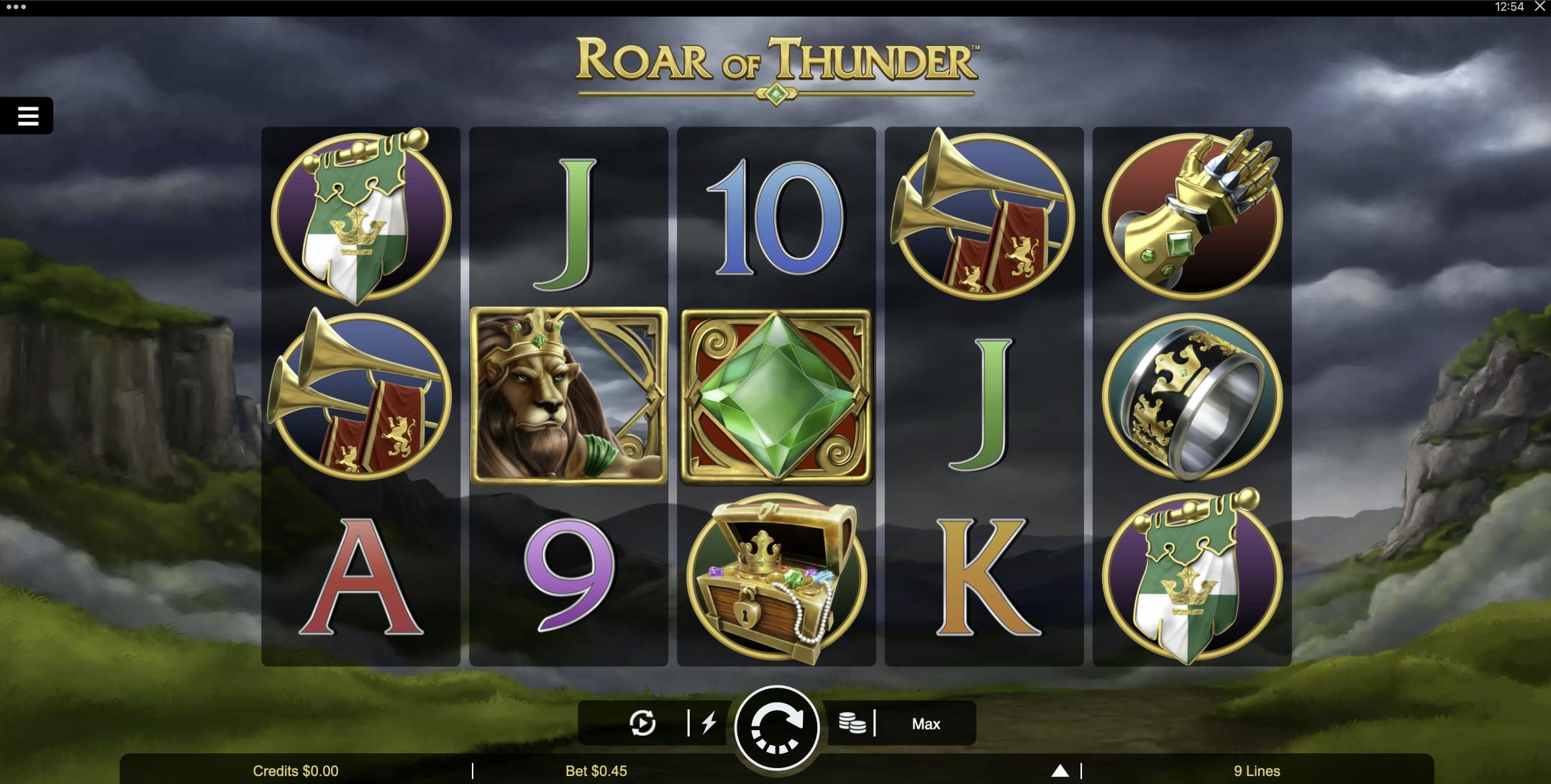 roar of thunder exclusive slot in casino rewards