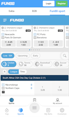Fun88 app sports
