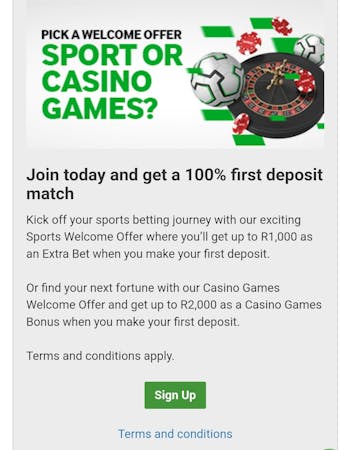 Betway Welcome Offer 