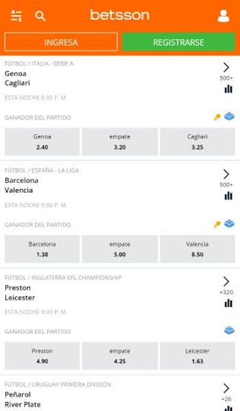 apuestas de fútbol en betsson
