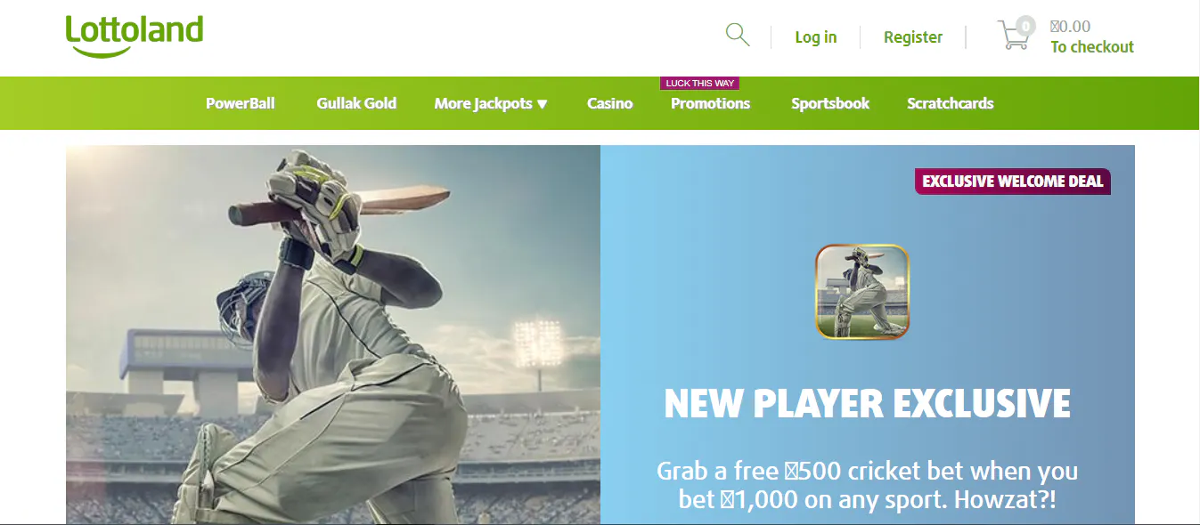 Lottoland register
