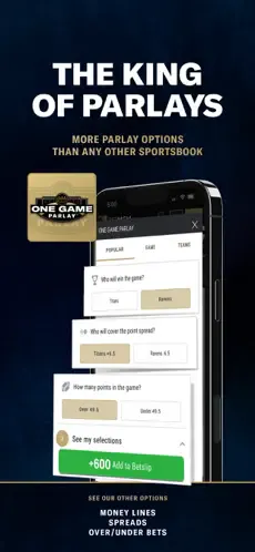 BetMGM Ontario app. The king od parlays.