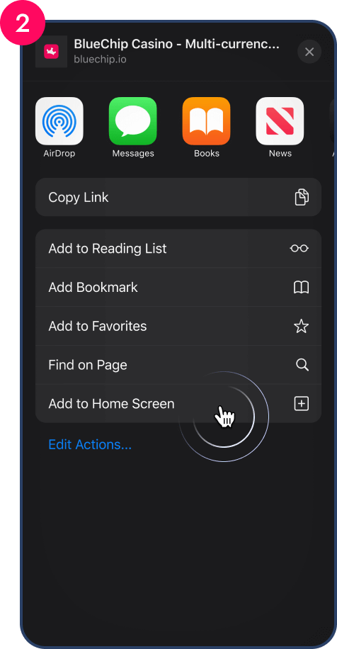 Bluechip.io iOS App image2