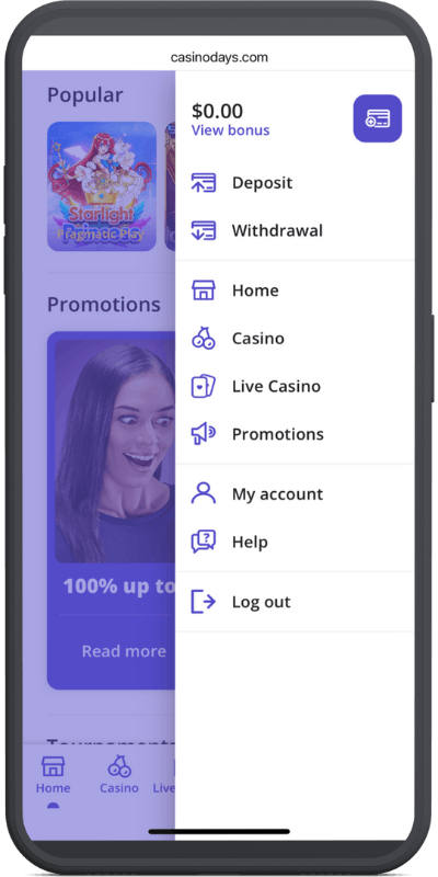 casino days account preview 