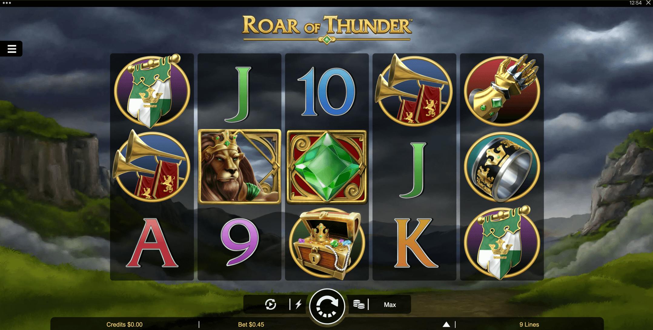 roar of thunder casino rewards free spins