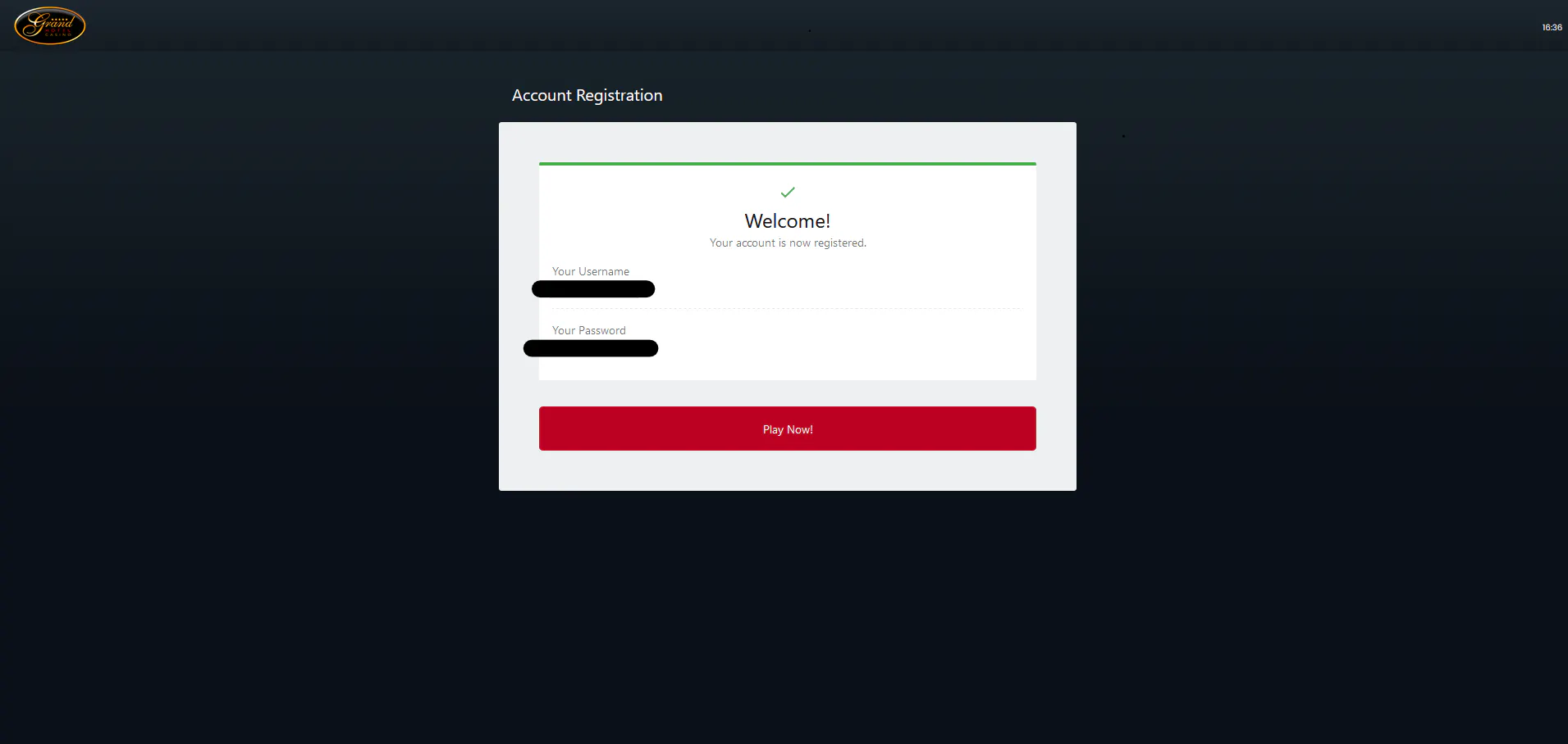 how to register grand hotel casino