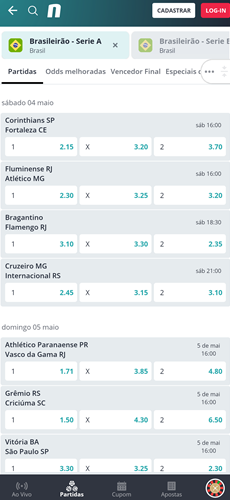 App Novibet Android - Esportes