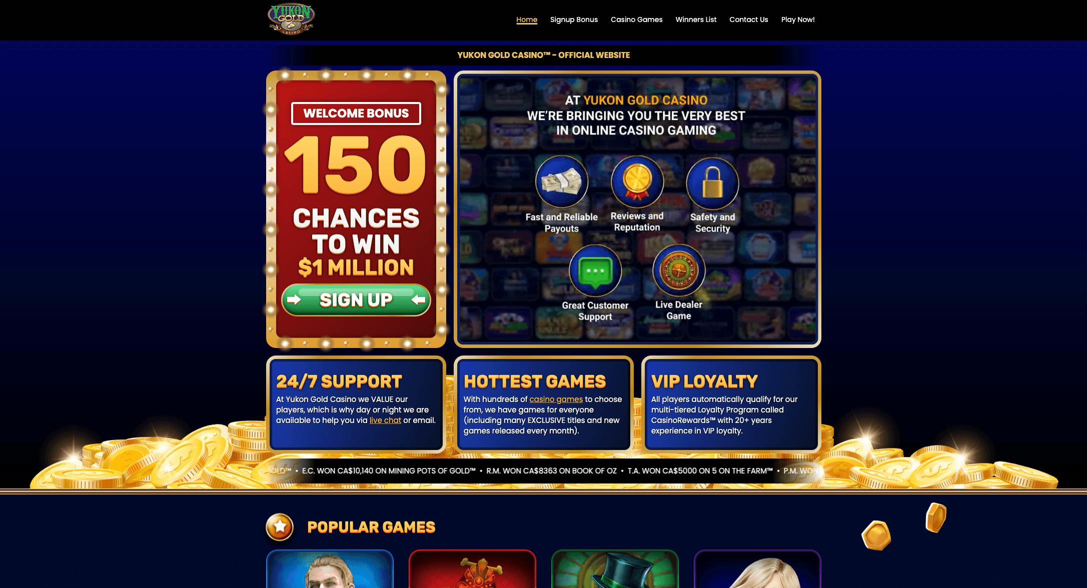 yukon gold casino preview