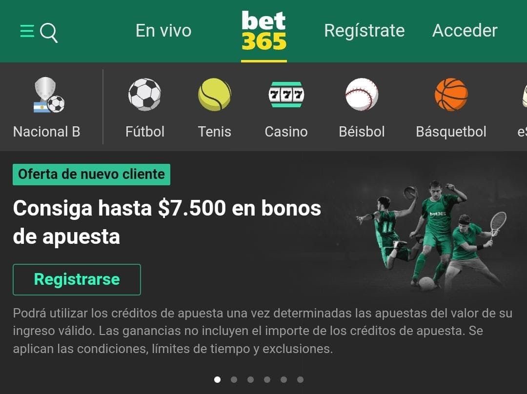 bono de bienvenida de bet365