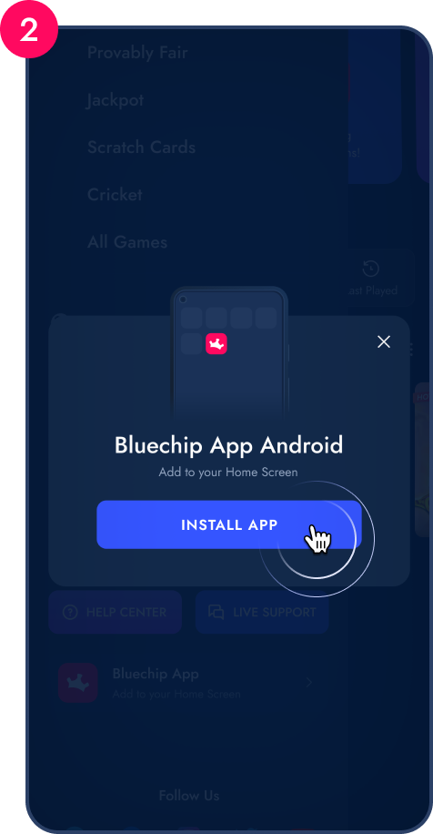 Bluechip.io Android App image2