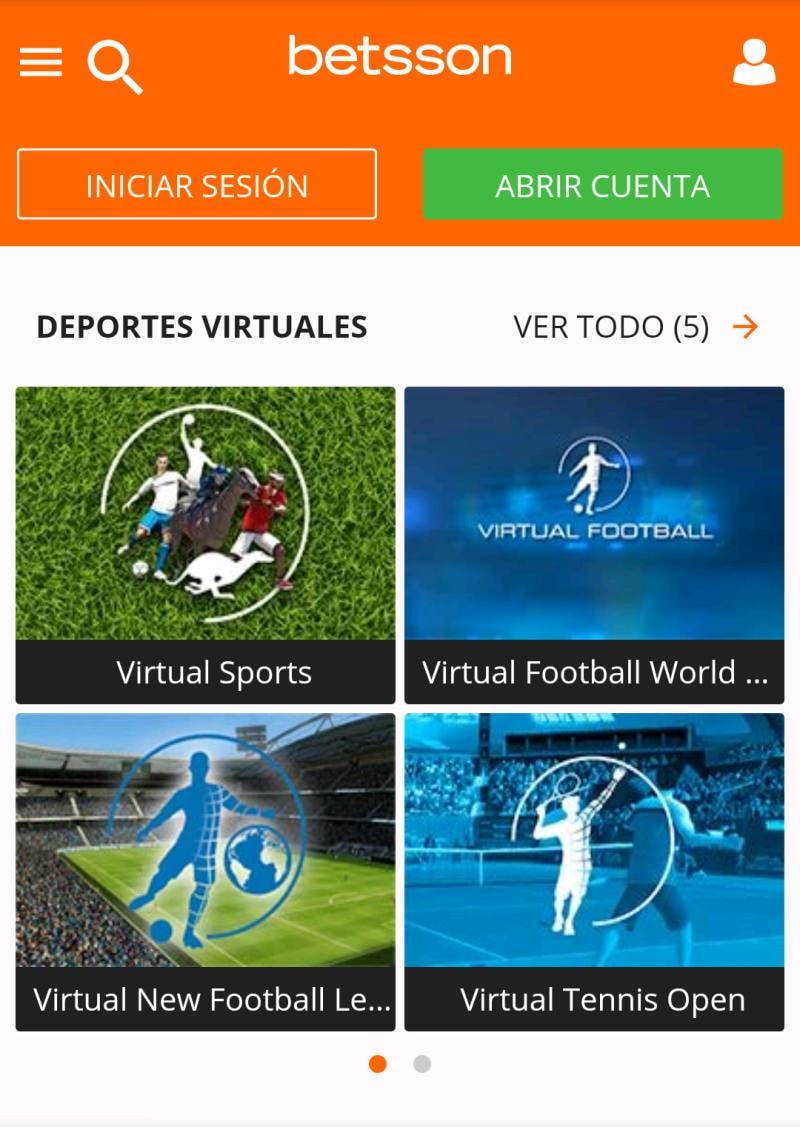 deportes virtuales en Betsson Chile