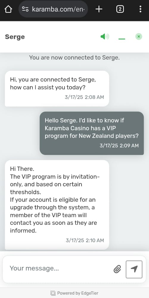 karamba customer service