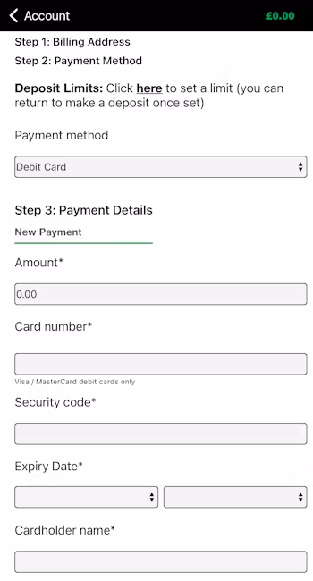 QuinnBet Deposit 2 UK
