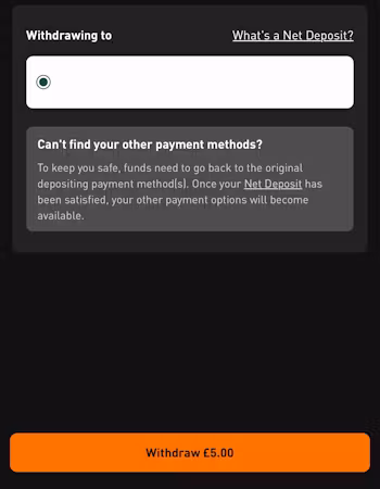 LiveScore Bet Withdrawal 2 UK