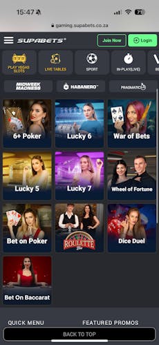 Supabets iOS App 4