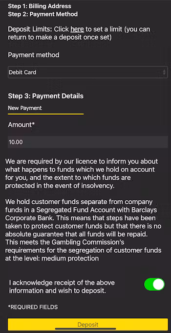 BetGoodwin Deposit 2 UK