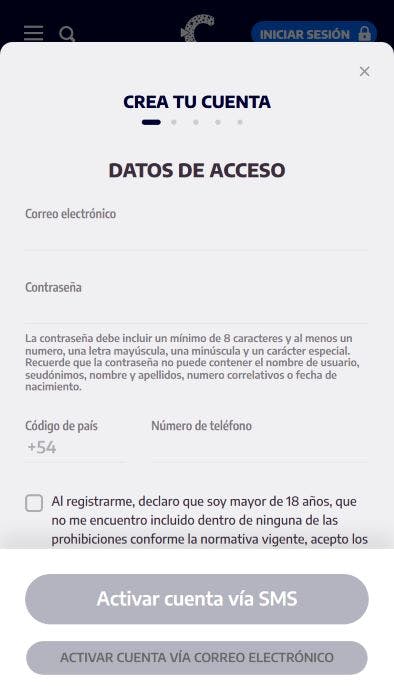 Casino Buenos Aires Online - pagina inicio Registro 2