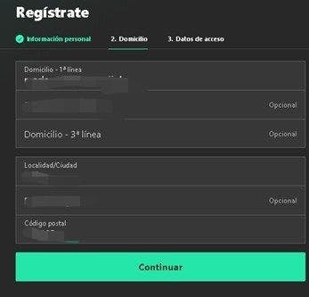 bet365 registrarse paso 4