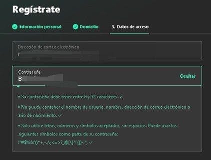 bet365 registrarse paso 5