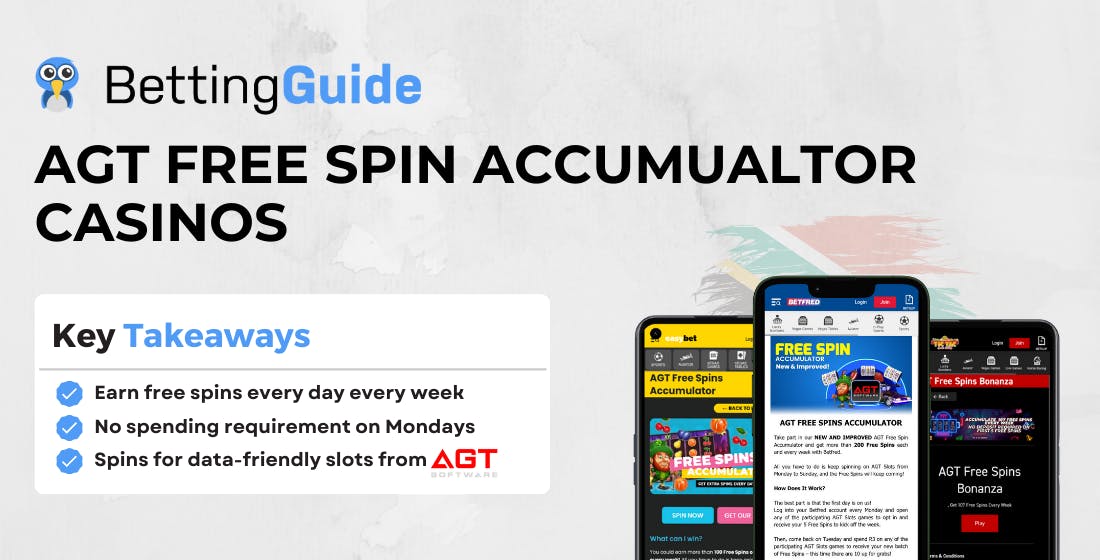 AGT Free Spin Accumulator Casinos