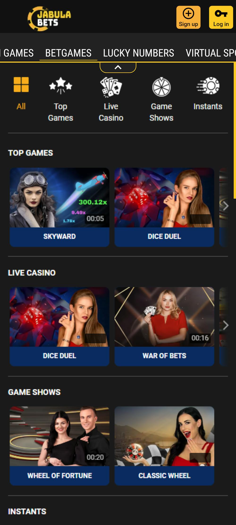 Jabula Bets BetGames