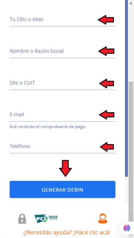 Betsson Argentina - Cómo depositar 7