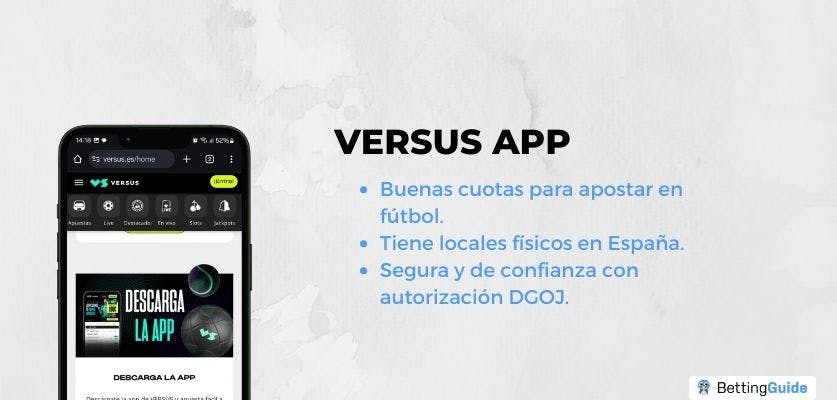 Versus app España