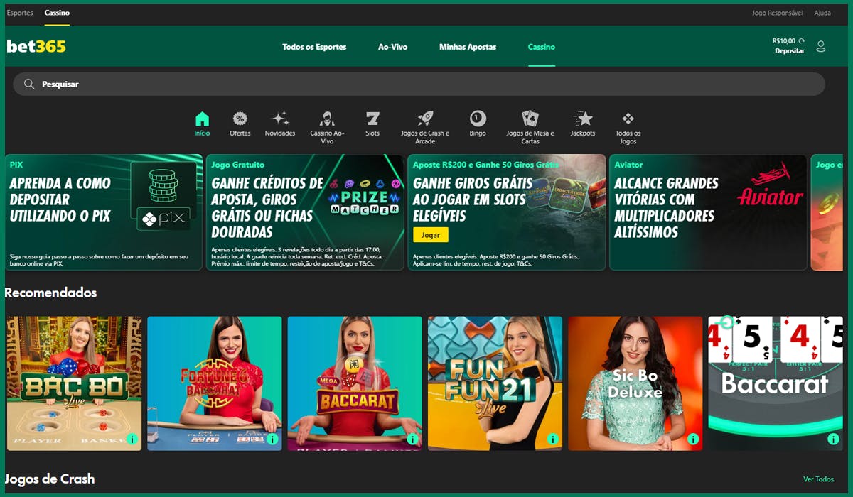 bet365 brasil cassino